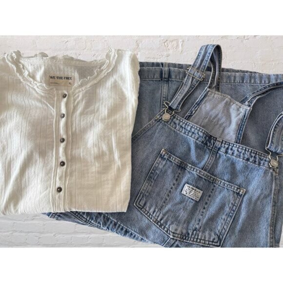 Levi s Classic Overall Skirt  Large - Picture 4 of 4